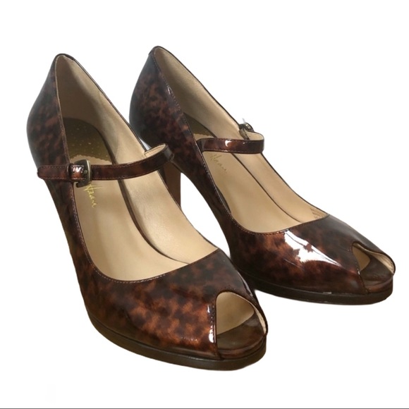 Cole Haan Shoes - Cole Haan Nike Air Tortoise Patent Peep Toe Pump